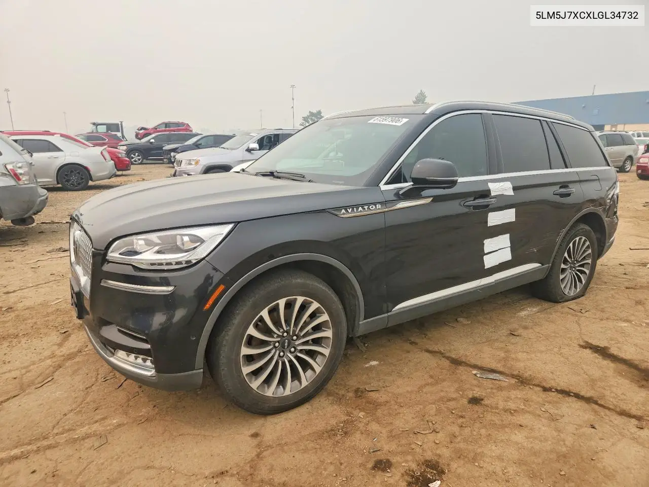 2020 Lincoln Aviator Reserve VIN: 5LM5J7XCXLGL34732 Lot: 61597906