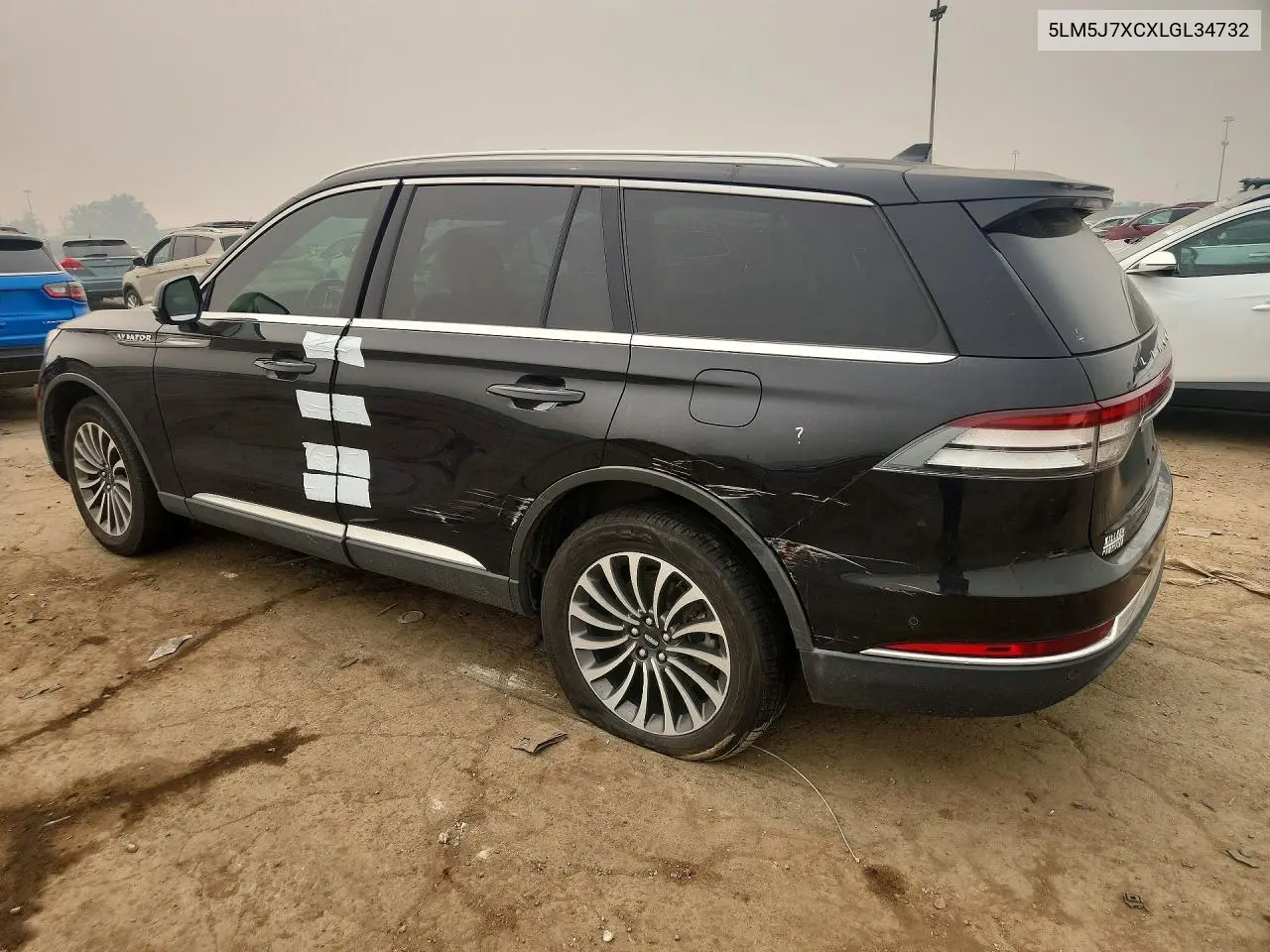 2020 Lincoln Aviator Reserve VIN: 5LM5J7XCXLGL34732 Lot: 61597906