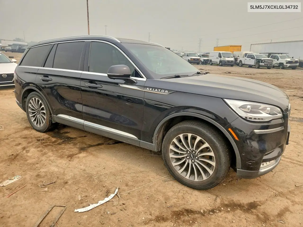 2020 Lincoln Aviator Reserve VIN: 5LM5J7XCXLGL34732 Lot: 61597906