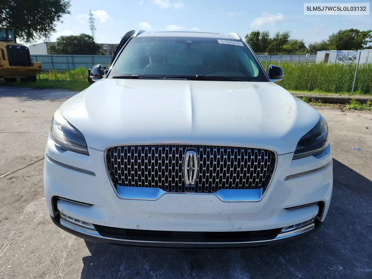 2020 Lincoln Aviator Reserve VIN: 5LM5J7WC5LGL03132 Lot: 61956476