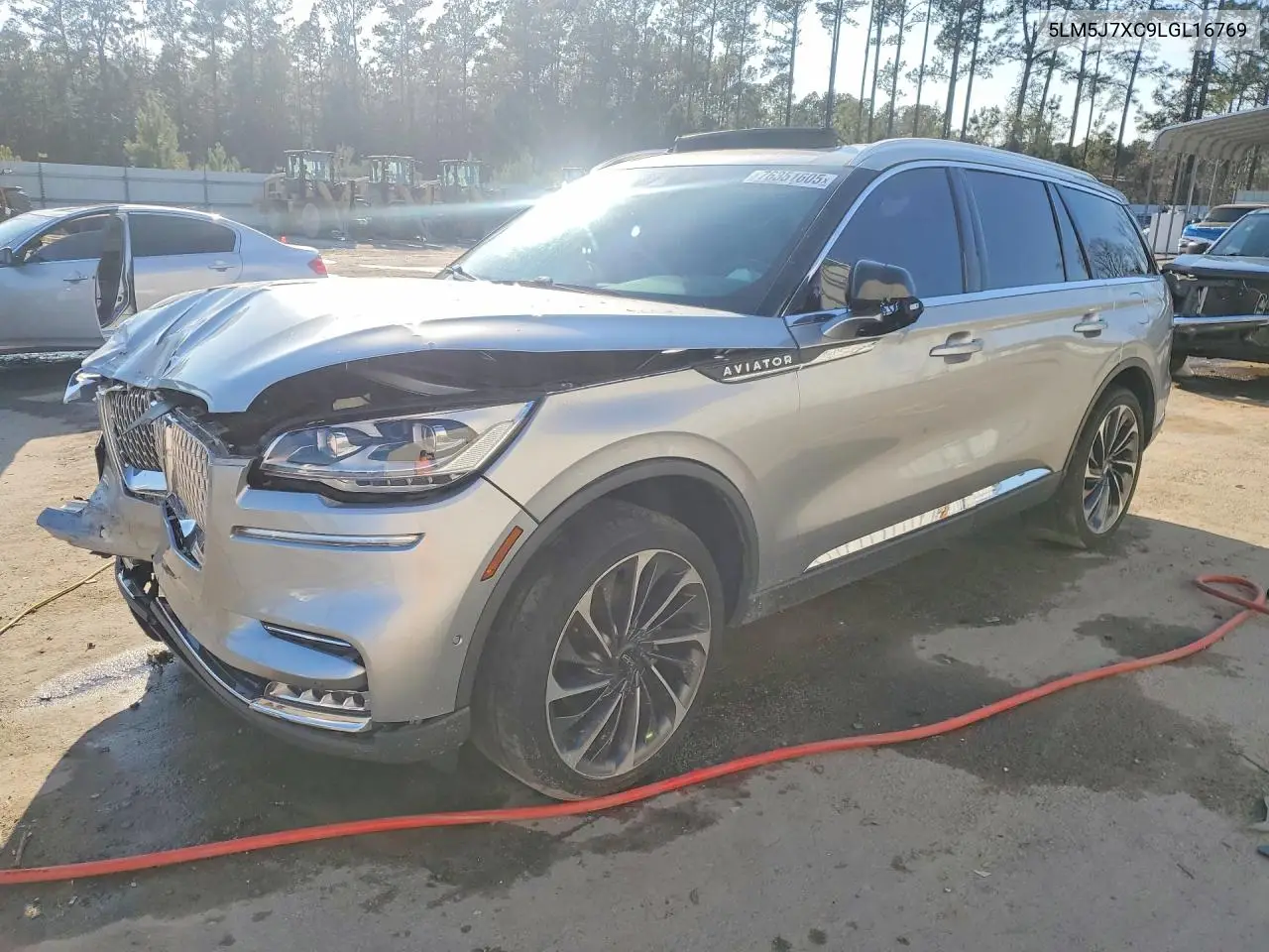 2020 Lincoln Aviator Reserve VIN: 5LM5J7XC9LGL16769 Lot: 76351605