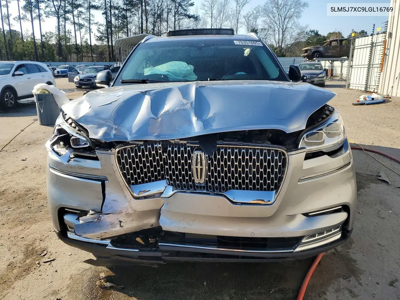 2020 Lincoln Aviator Reserve VIN: 5LM5J7XC9LGL16769 Lot: 76351605
