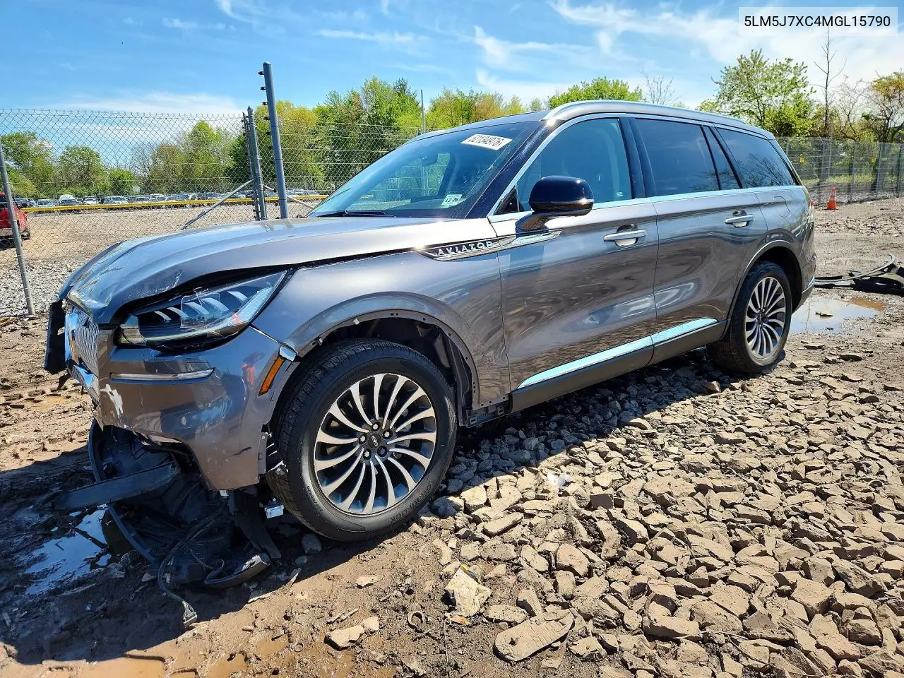 2021 Lincoln Aviator Reserve VIN: 5LM5J7XC4MGL15790 Lot: 52134976