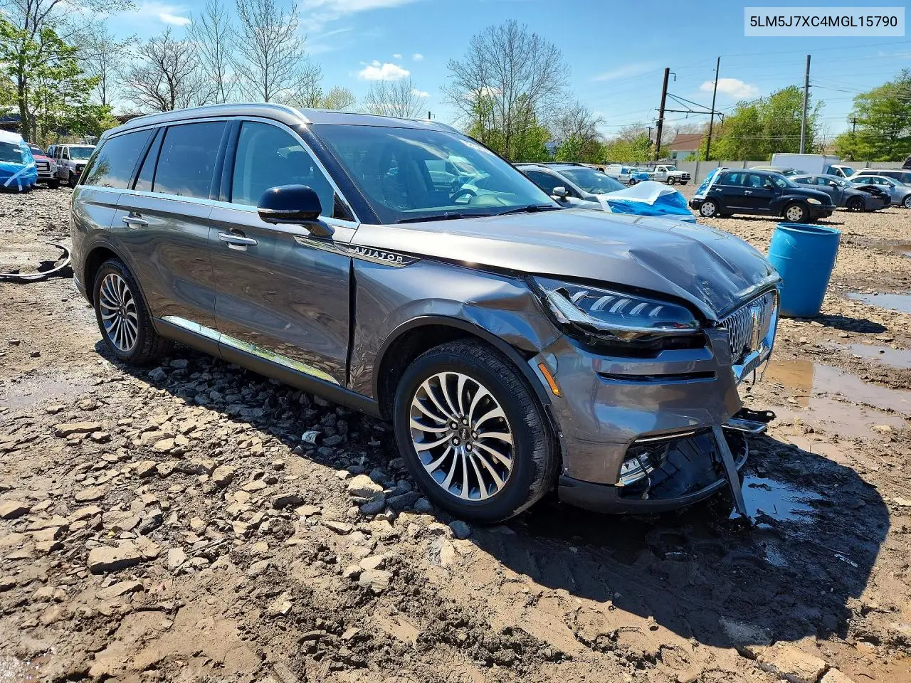 2021 Lincoln Aviator Reserve VIN: 5LM5J7XC4MGL15790 Lot: 52134976