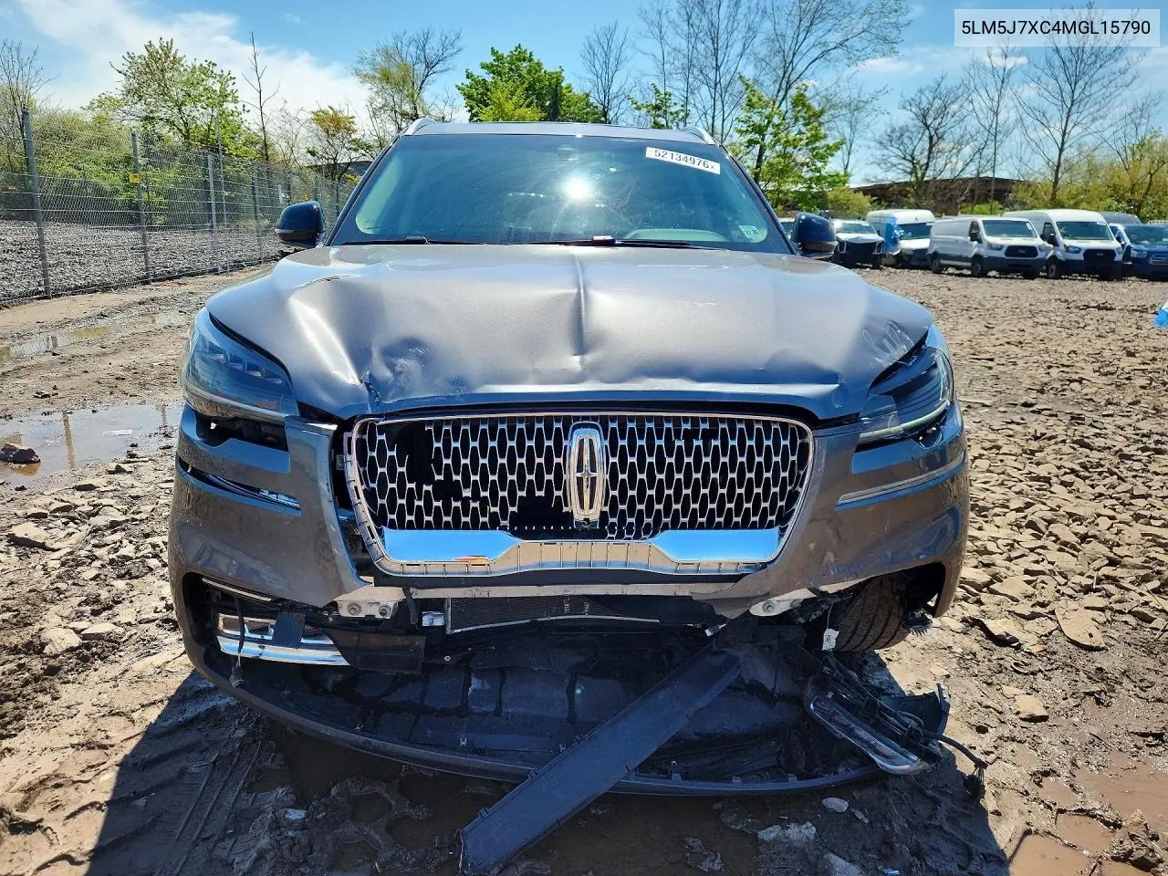 2021 Lincoln Aviator Reserve VIN: 5LM5J7XC4MGL15790 Lot: 52134976