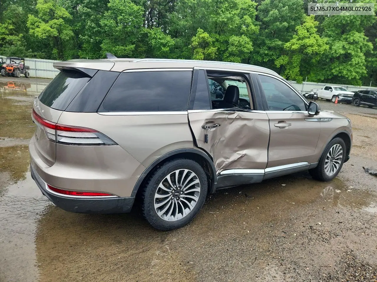 2021 Lincoln Aviator Reserve VIN: 5LM5J7XC4MGL02926 Lot: 52206246