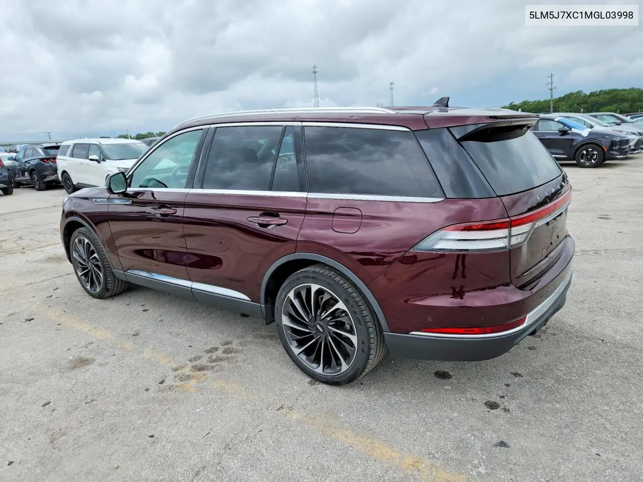 2021 Lincoln Aviator Reserve VIN: 5LM5J7XC1MGL03998 Lot: 54634496
