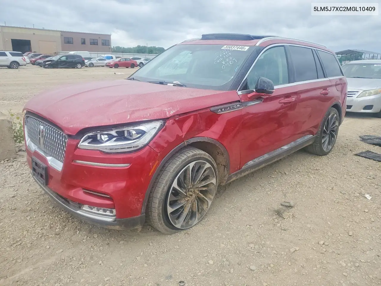 2021 Lincoln Aviator Reserve VIN: 5LM5J7XC2MGL10409 Lot: 55837446