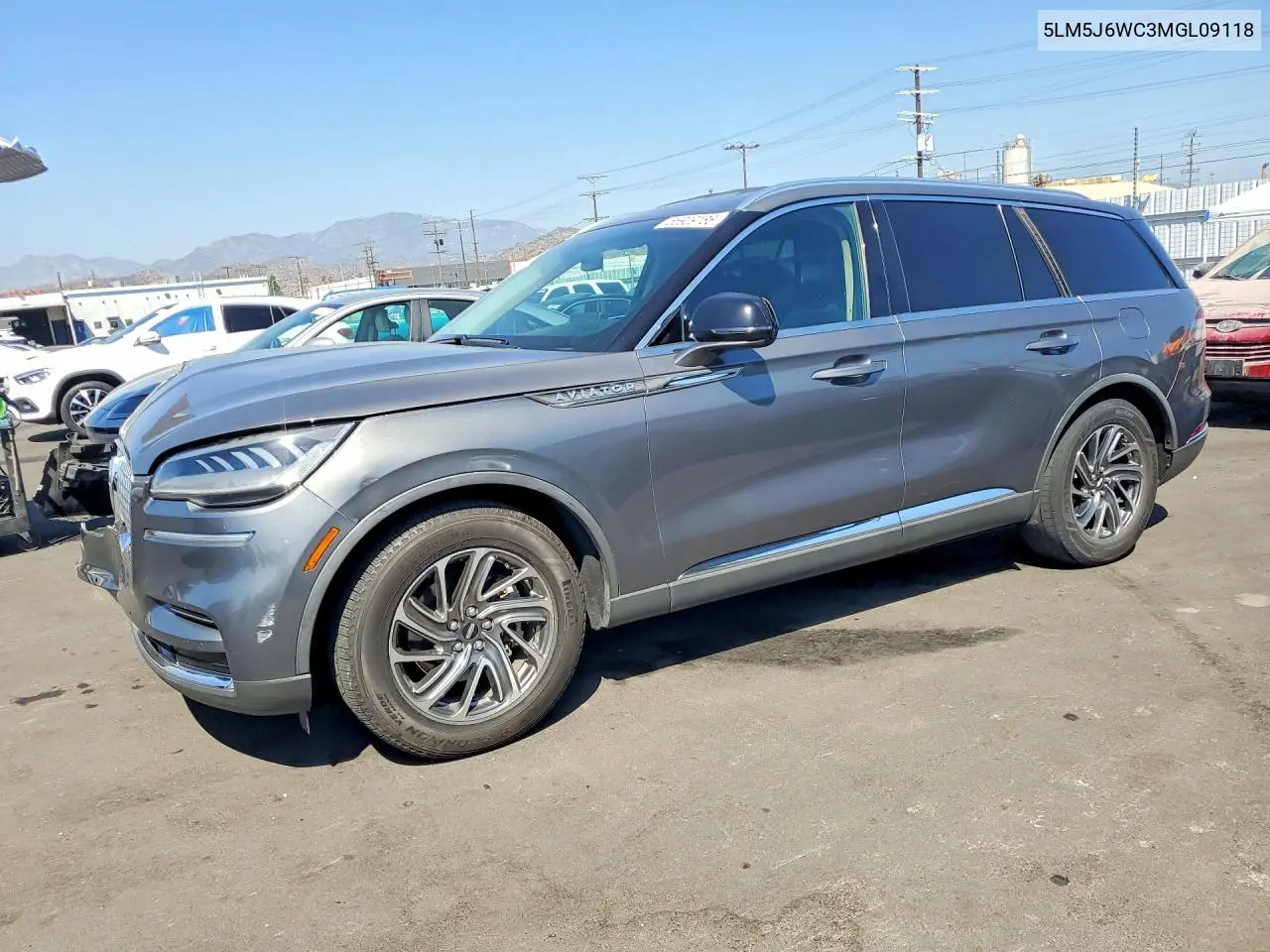 2021 Lincoln Aviator VIN: 5LM5J6WC3MGL09118 Lot: 55909186
