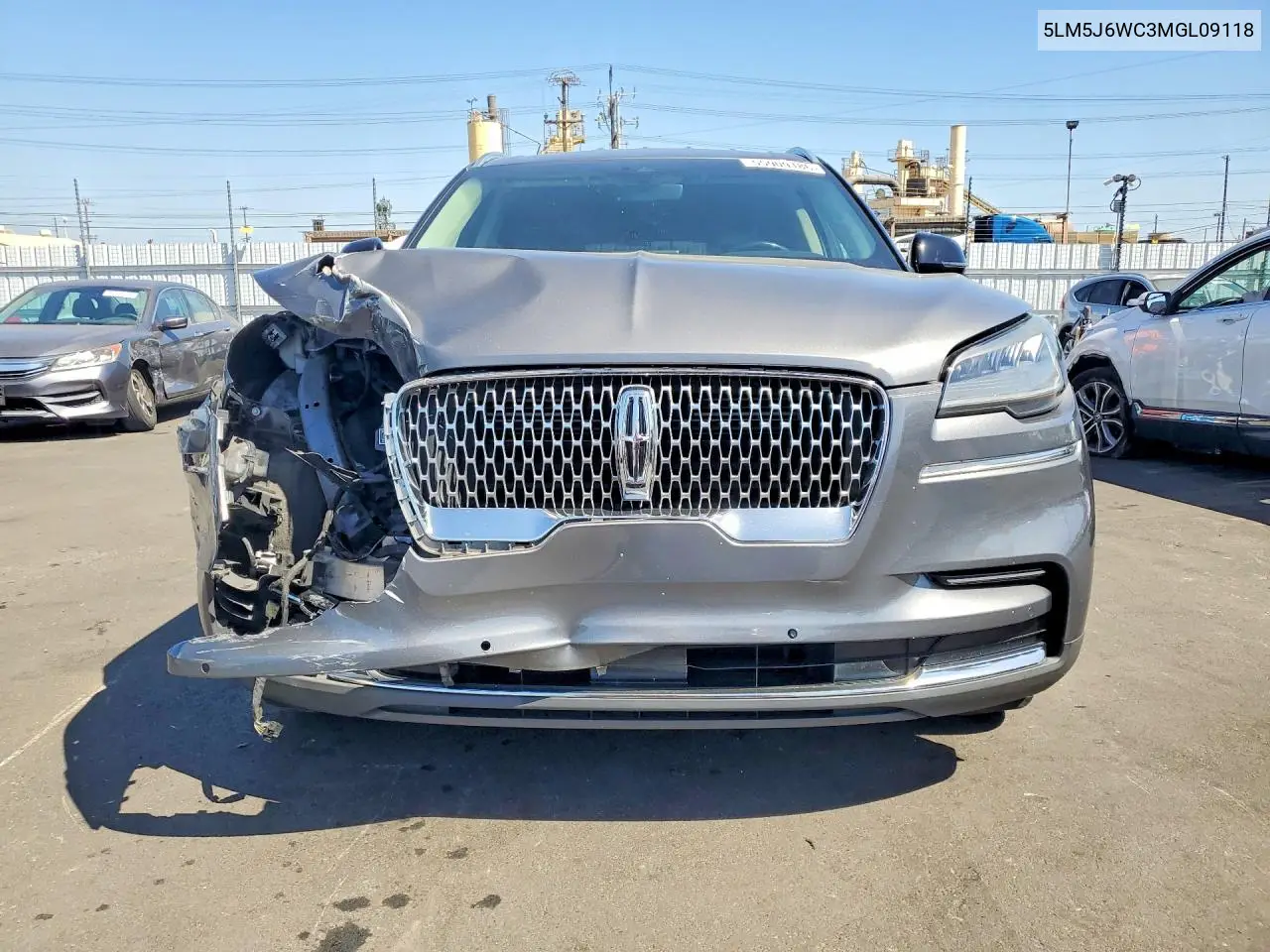 2021 Lincoln Aviator VIN: 5LM5J6WC3MGL09118 Lot: 55909186