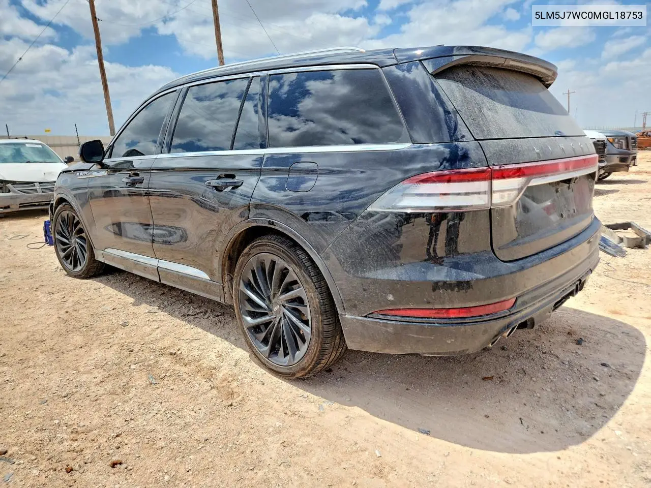 2021 Lincoln Aviator Reserve VIN: 5LM5J7WC0MGL18753 Lot: 56186246