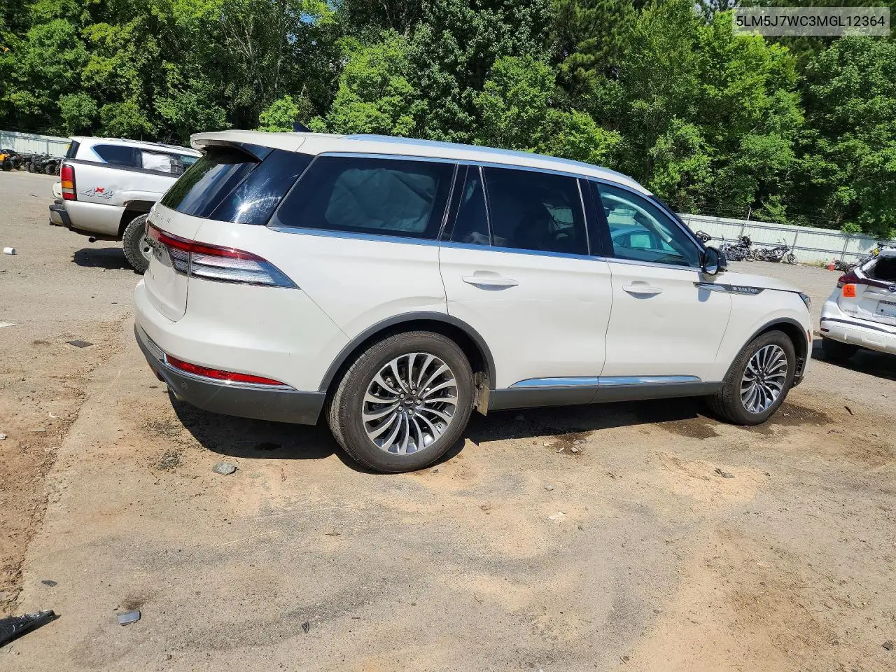 2021 Lincoln Aviator Reserve VIN: 5LM5J7WC3MGL12364 Lot: 56461356