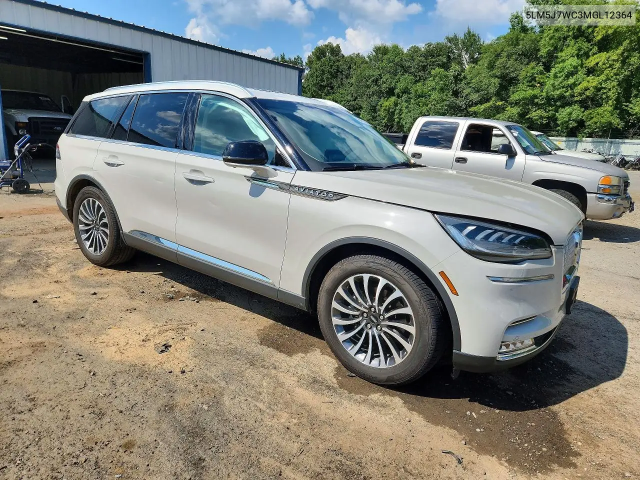 2021 Lincoln Aviator Reserve VIN: 5LM5J7WC3MGL12364 Lot: 56461356