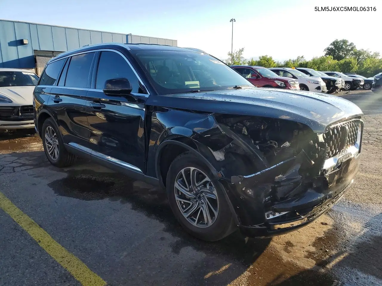2021 Lincoln Aviator VIN: 5LM5J6XC5MGL06316 Lot: 57704446