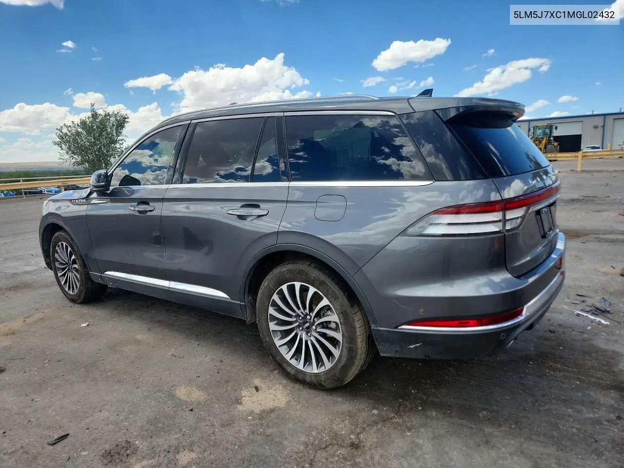 2021 Lincoln Aviator Reserve VIN: 5LM5J7XC1MGL02432 Lot: 58278006