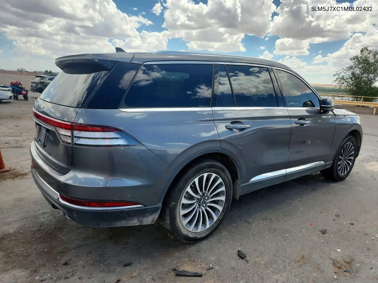 2021 Lincoln Aviator Reserve VIN: 5LM5J7XC1MGL02432 Lot: 58278006
