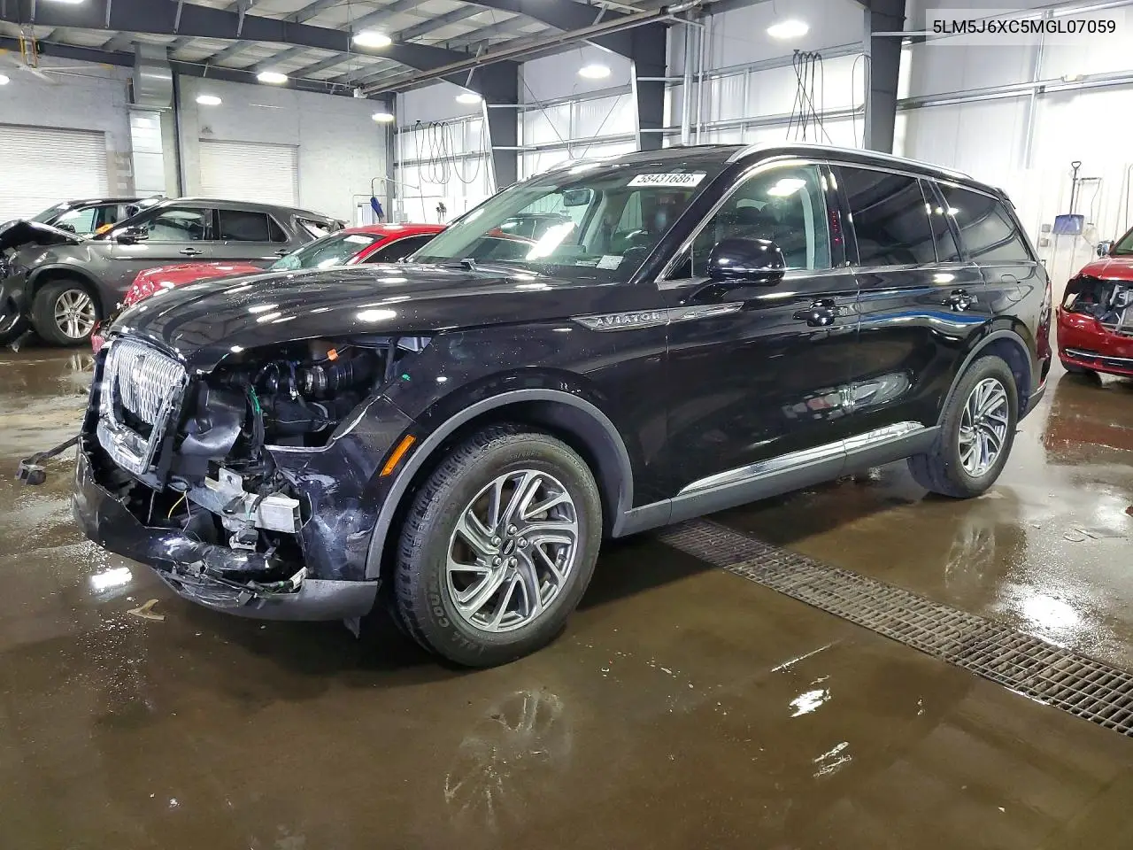 2021 Lincoln Aviator VIN: 5LM5J6XC5MGL07059 Lot: 58431686