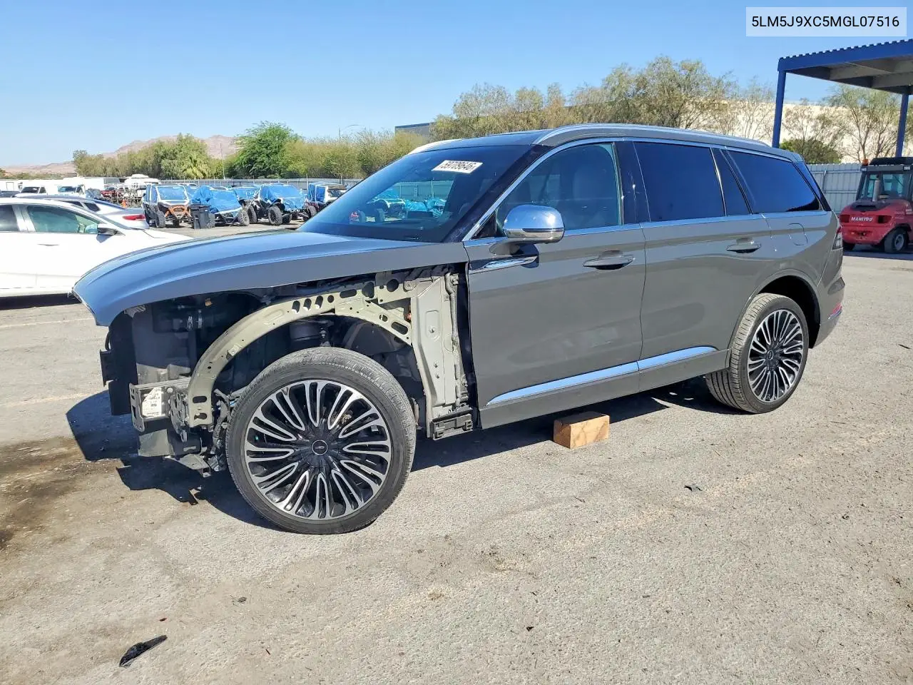 2021 Lincoln Aviator Black Label VIN: 5LM5J9XC5MGL07516 Lot: 59709646