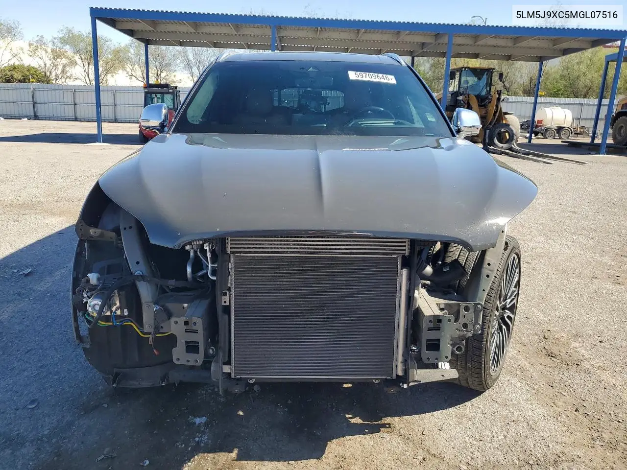 2021 Lincoln Aviator Black Label VIN: 5LM5J9XC5MGL07516 Lot: 59709646