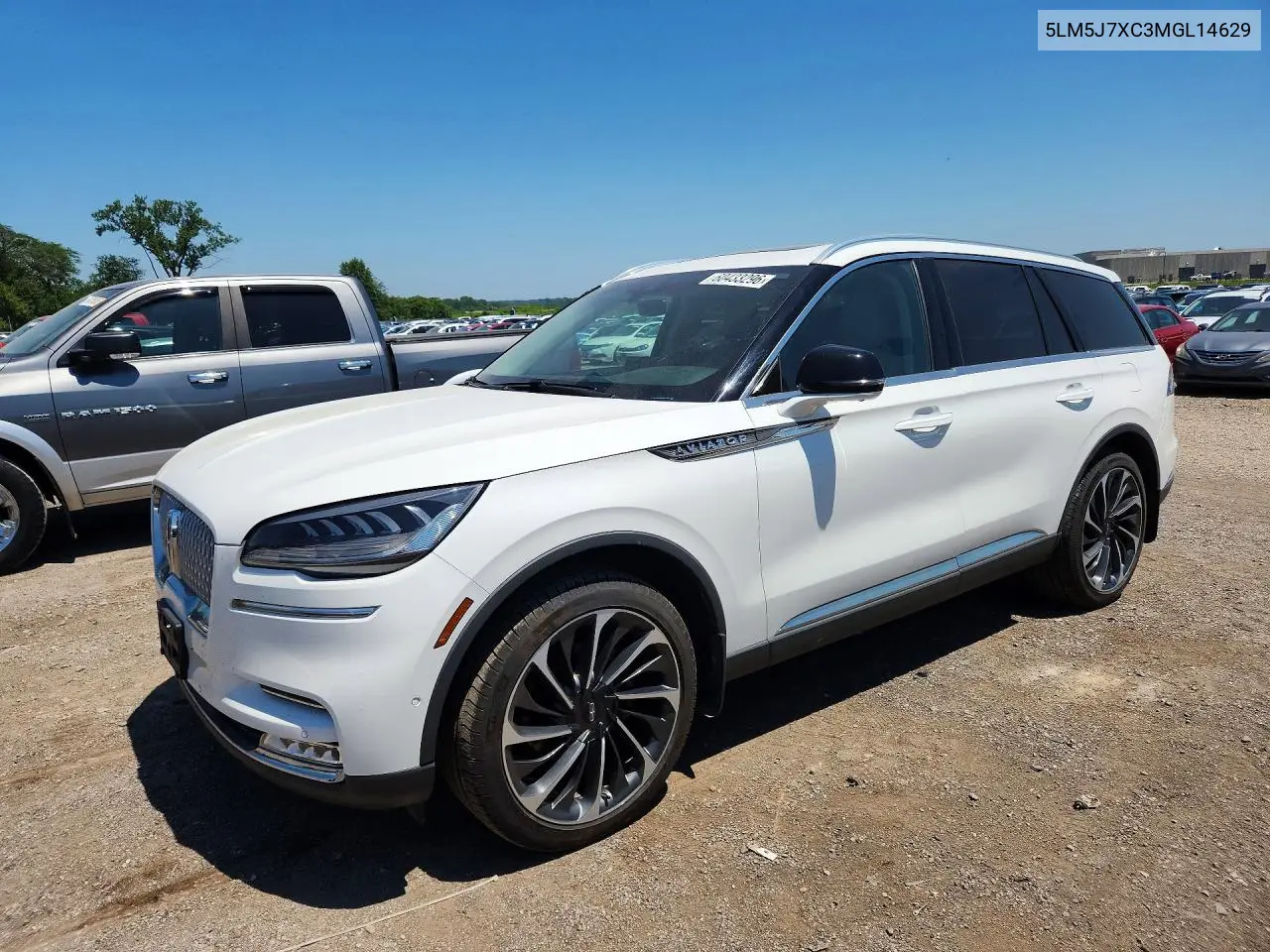 2021 Lincoln Aviator Reserve VIN: 5LM5J7XC3MGL14629 Lot: 60433296