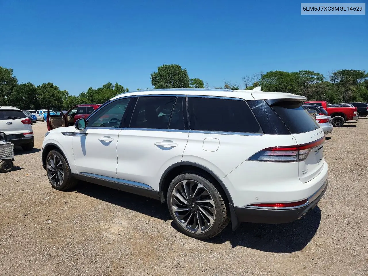 2021 Lincoln Aviator Reserve VIN: 5LM5J7XC3MGL14629 Lot: 60433296