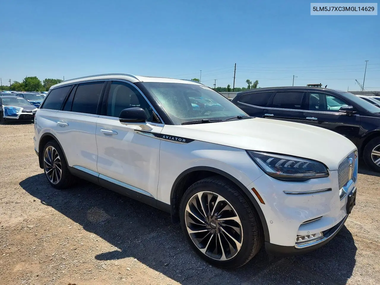 2021 Lincoln Aviator Reserve VIN: 5LM5J7XC3MGL14629 Lot: 60433296