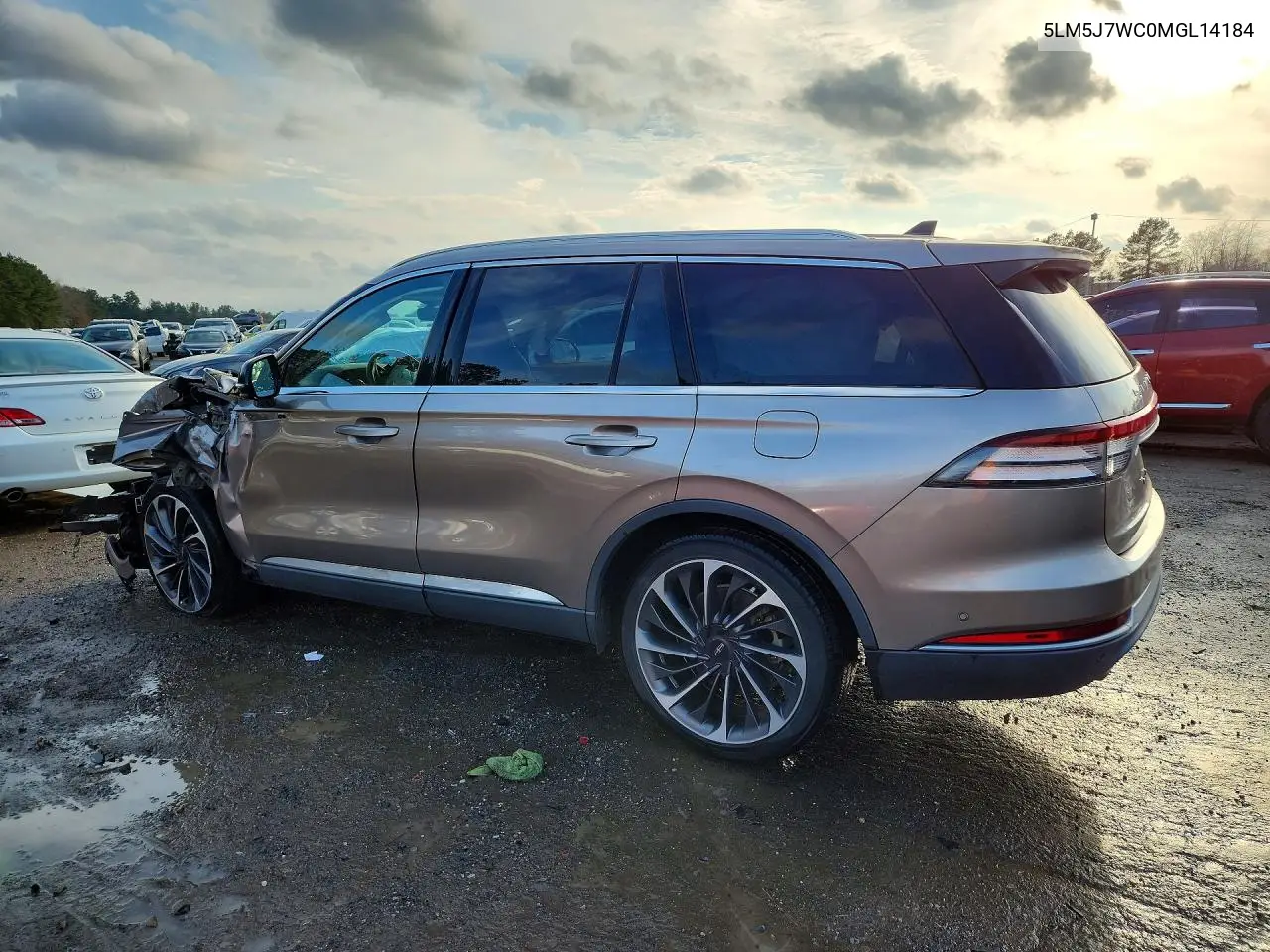 2021 Lincoln Aviator Reserve VIN: 5LM5J7WC0MGL14184 Lot: 74857745