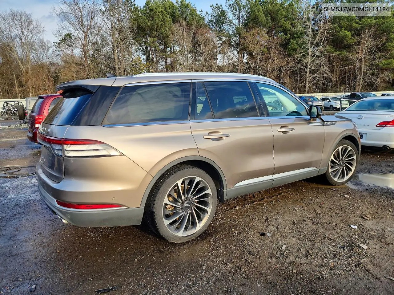 2021 Lincoln Aviator Reserve VIN: 5LM5J7WC0MGL14184 Lot: 74857745
