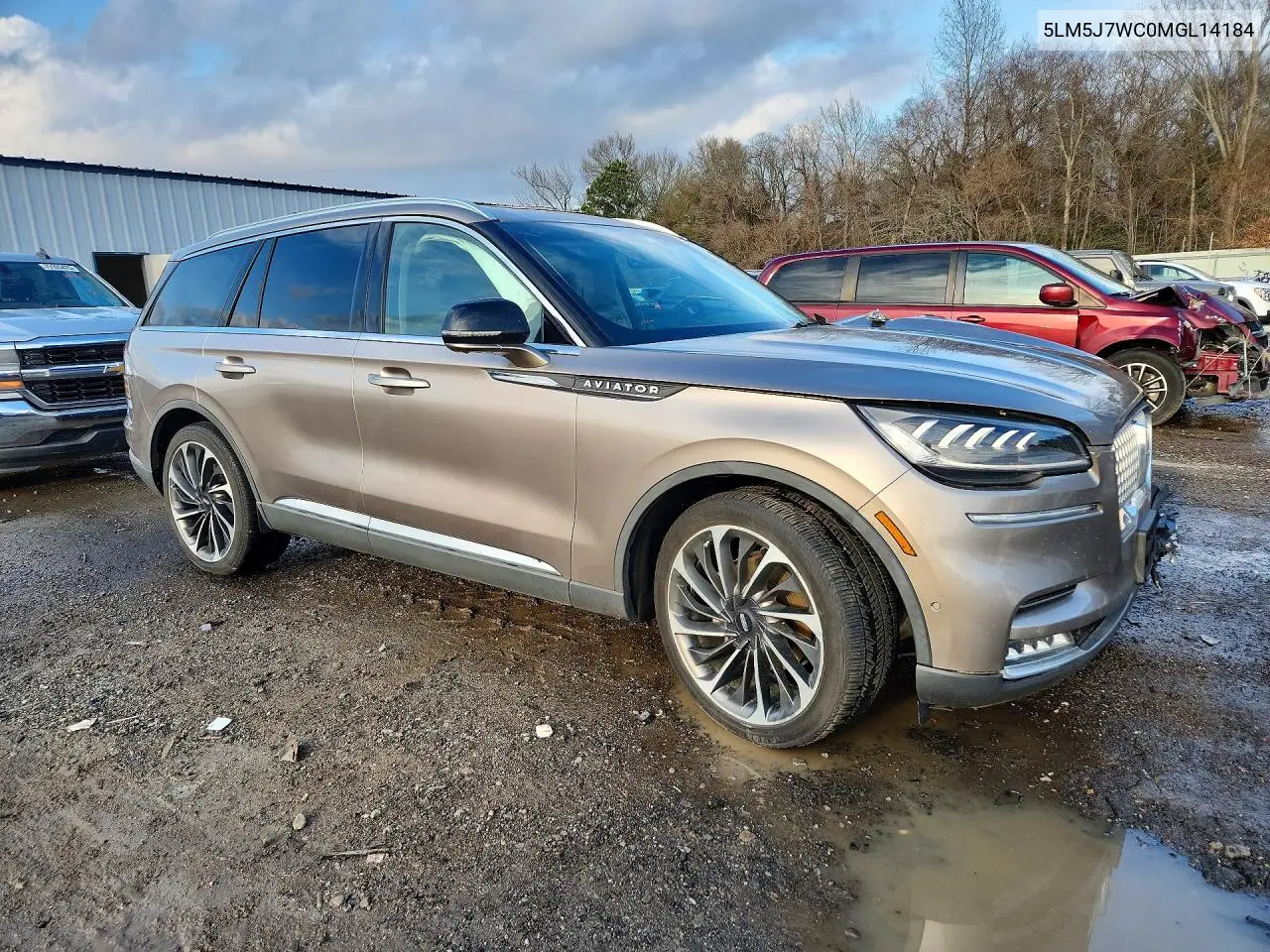 2021 Lincoln Aviator Reserve VIN: 5LM5J7WC0MGL14184 Lot: 74857745