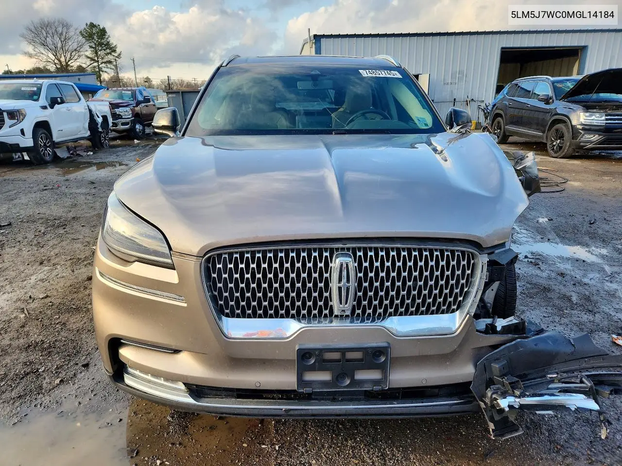 2021 Lincoln Aviator Reserve VIN: 5LM5J7WC0MGL14184 Lot: 74857745