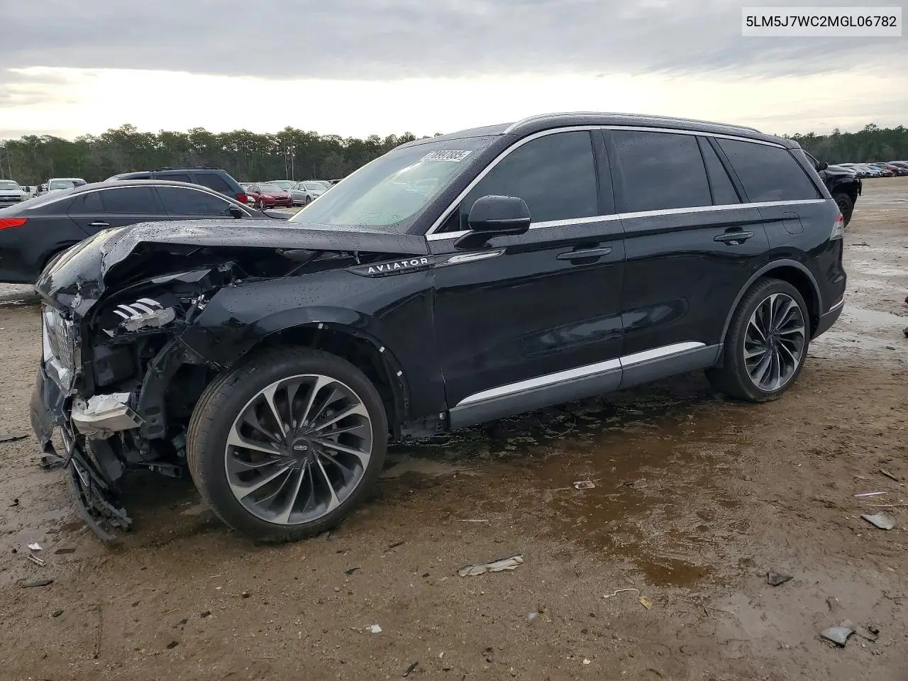 2021 Lincoln Aviator Reserve VIN: 5LM5J7WC2MGL06782 Lot: 78997885