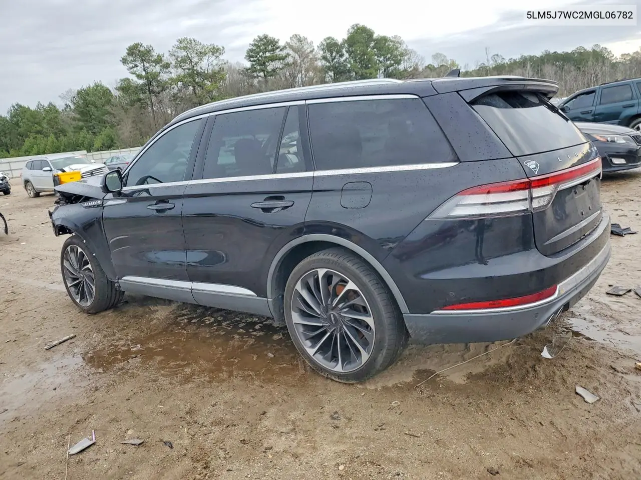 2021 Lincoln Aviator Reserve VIN: 5LM5J7WC2MGL06782 Lot: 78997885