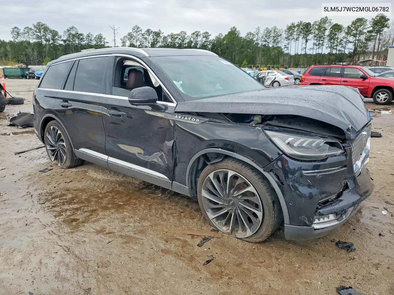 2021 Lincoln Aviator Reserve VIN: 5LM5J7WC2MGL06782 Lot: 78997885