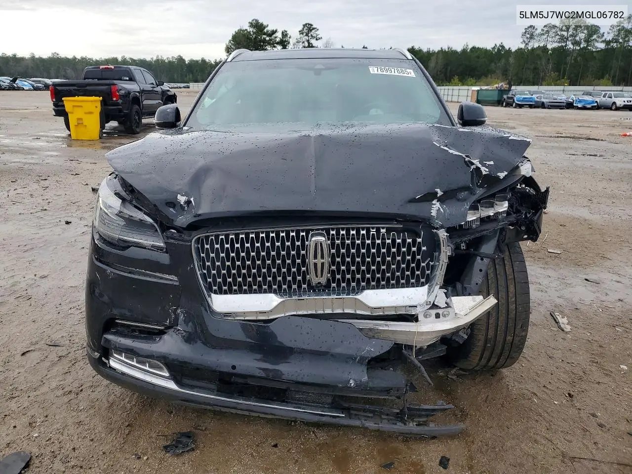 2021 Lincoln Aviator Reserve VIN: 5LM5J7WC2MGL06782 Lot: 78997885