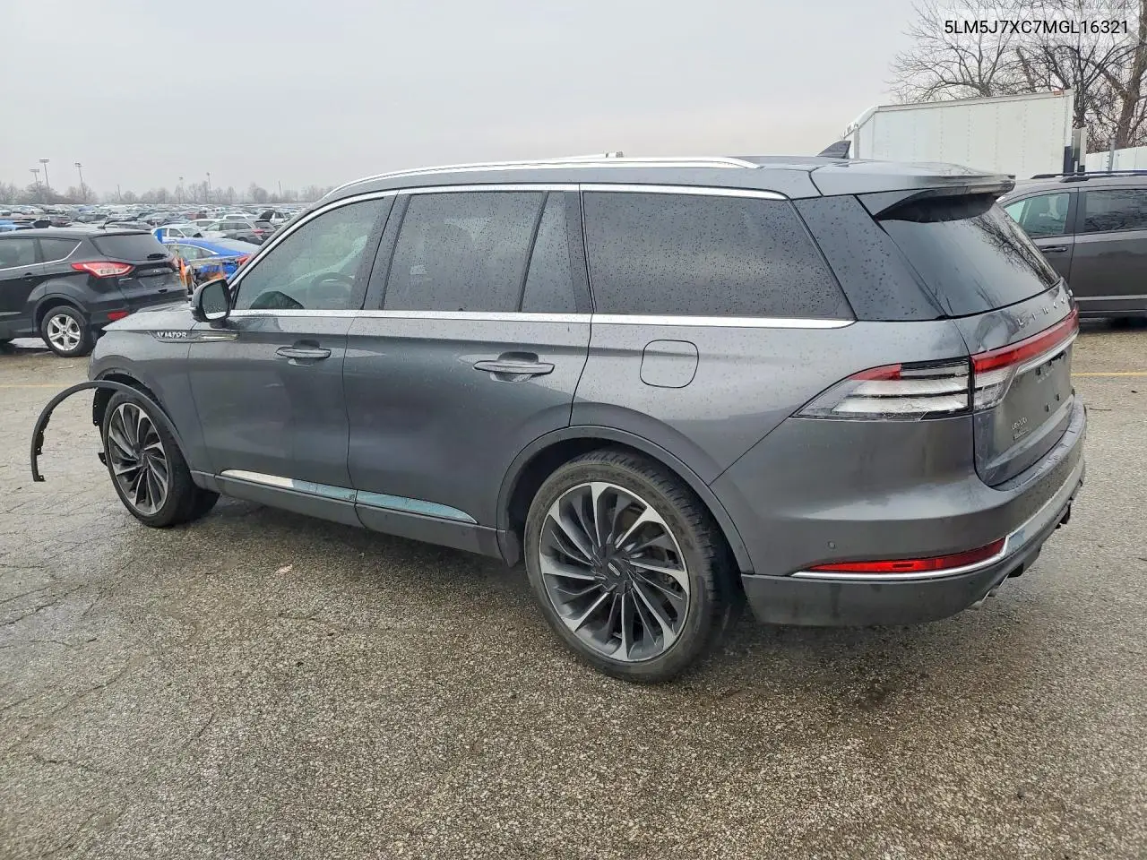 2021 Lincoln Aviator Reserve VIN: 5LM5J7XC7MGL16321 Lot: 79700735