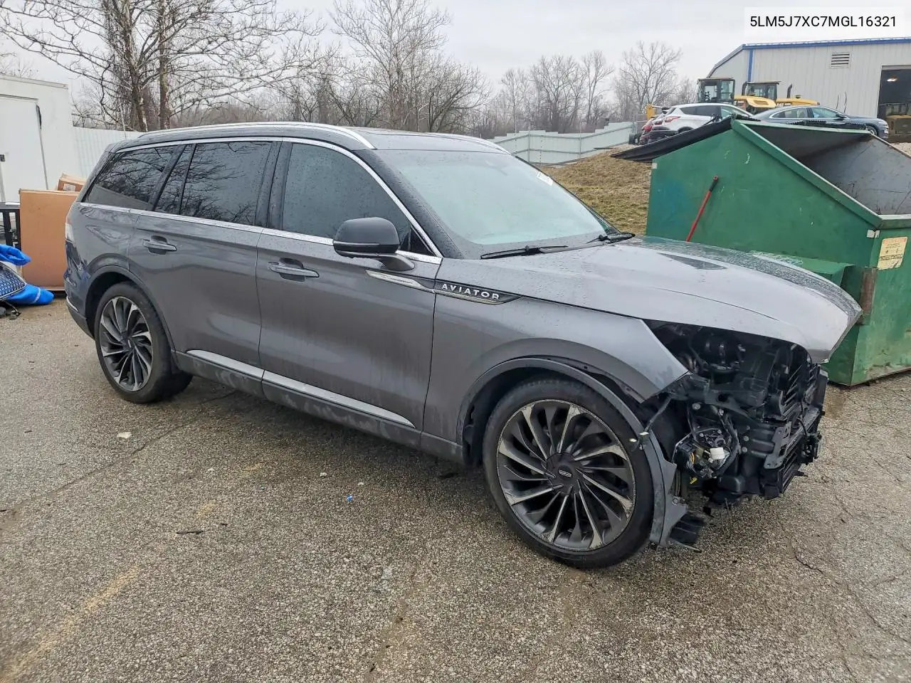 2021 Lincoln Aviator Reserve VIN: 5LM5J7XC7MGL16321 Lot: 79700735