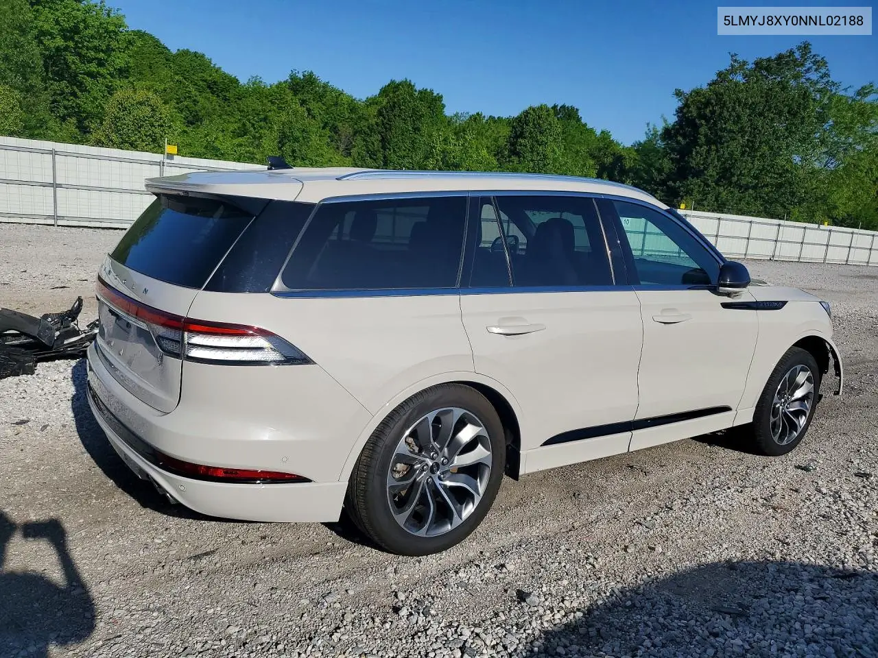 2022 Lincoln Aviator Grand Touring VIN: 5LMYJ8XY0NNL02188 Lot: 50093886