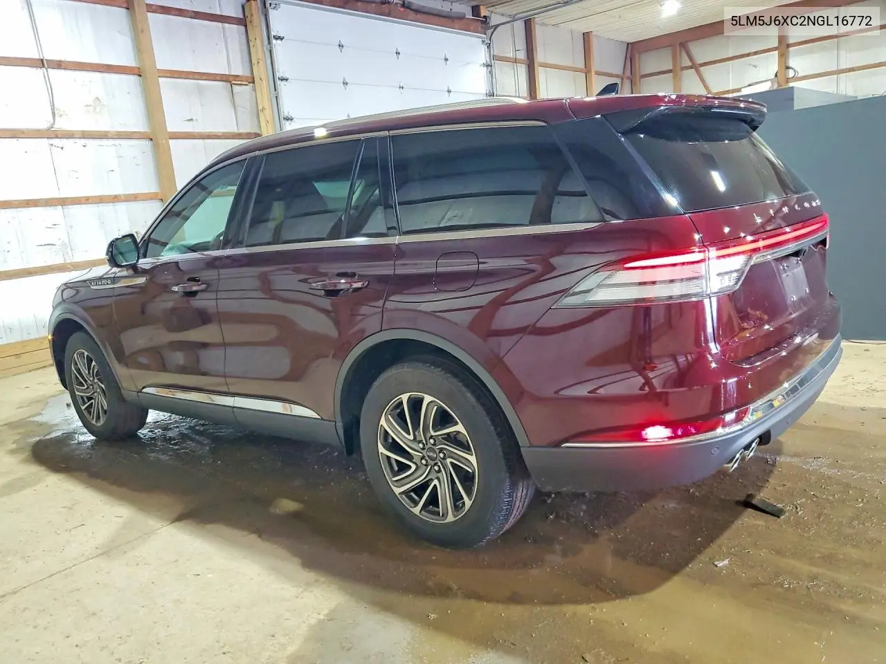2022 Lincoln Aviator VIN: 5LM5J6XC2NGL16772 Lot: 51306936