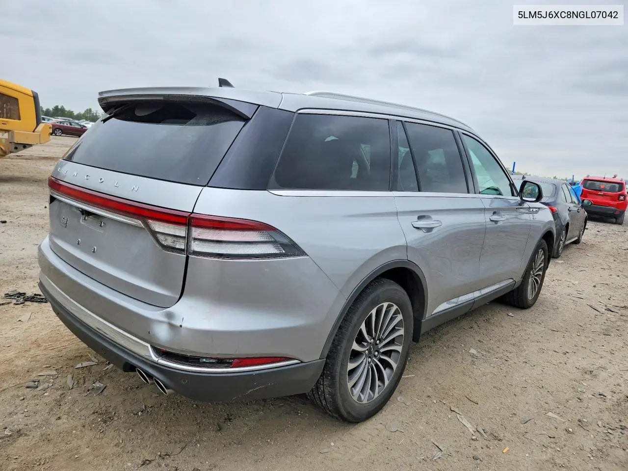 2022 Lincoln Aviator VIN: 5LM5J6XC8NGL07042 Lot: 51758646
