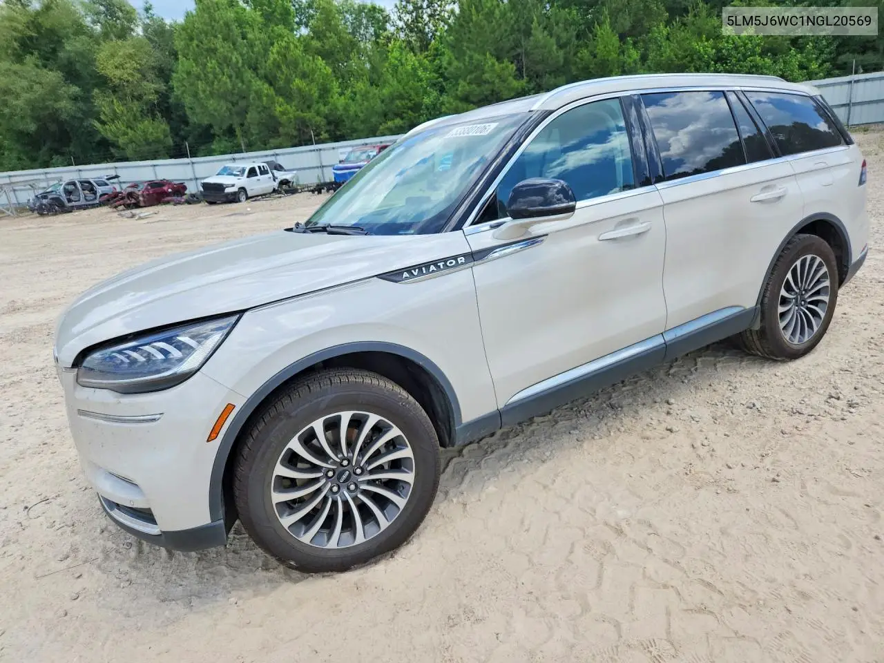 2022 Lincoln Aviator VIN: 5LM5J6WC1NGL20569 Lot: 53880106