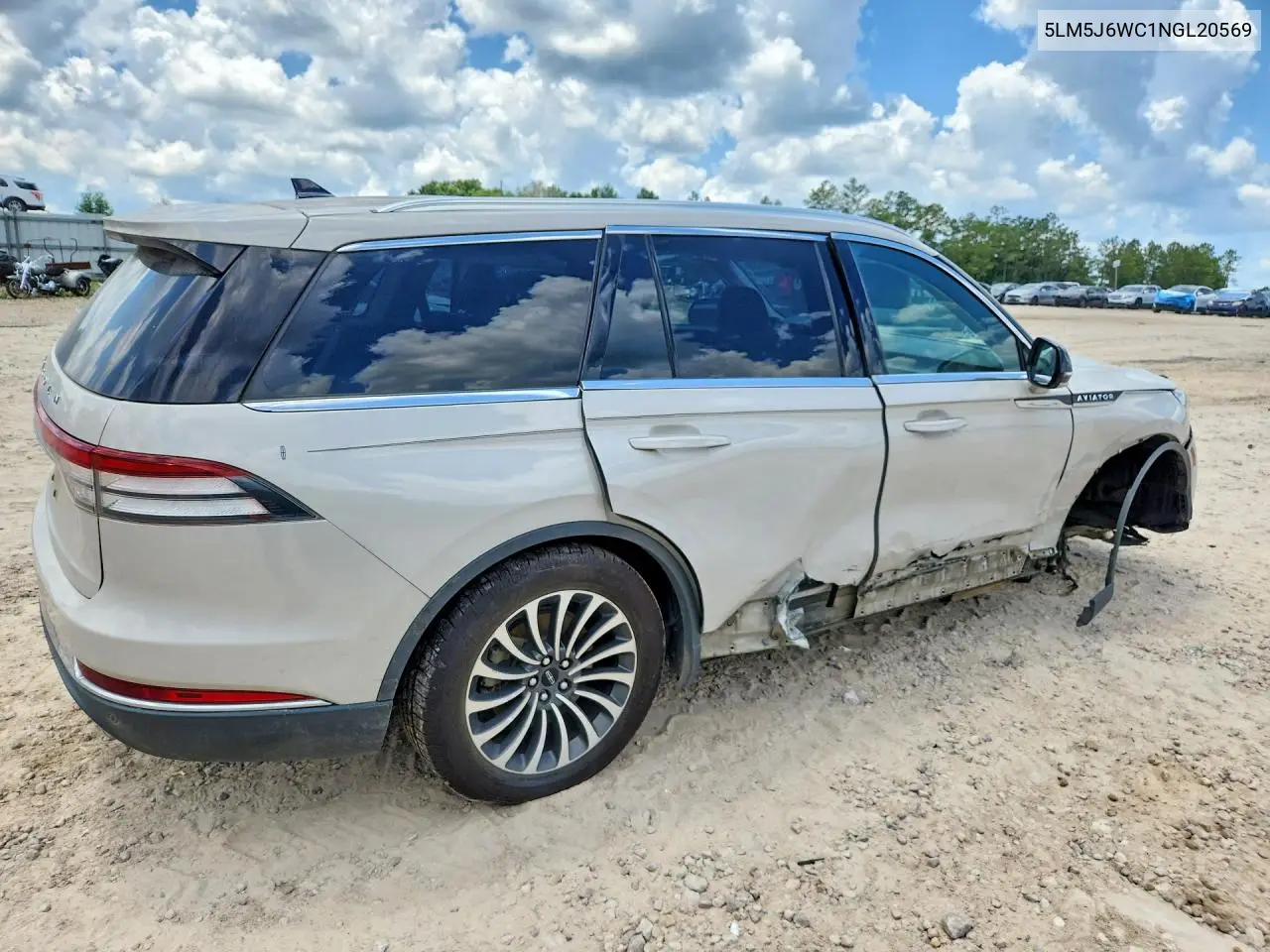 2022 Lincoln Aviator VIN: 5LM5J6WC1NGL20569 Lot: 53880106