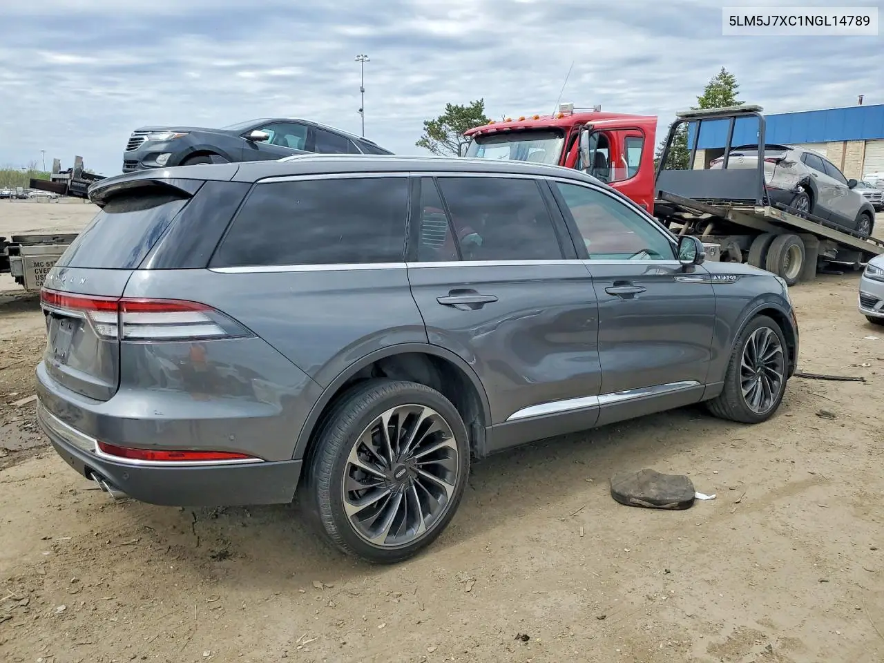 2022 Lincoln Aviator Reserve VIN: 5LM5J7XC1NGL14789 Lot: 53890786