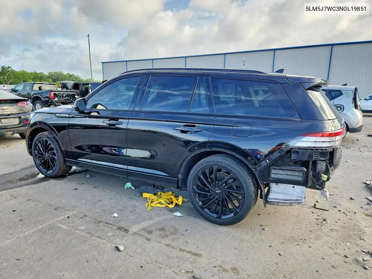 2022 Lincoln Aviator Reserve VIN: 5LM5J7WC3NGL19851 Lot: 54824006