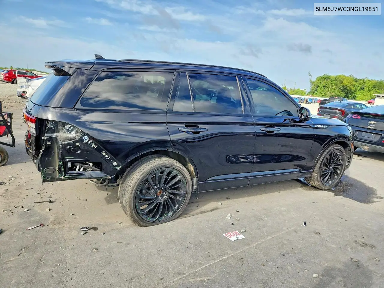 2022 Lincoln Aviator Reserve VIN: 5LM5J7WC3NGL19851 Lot: 54824006