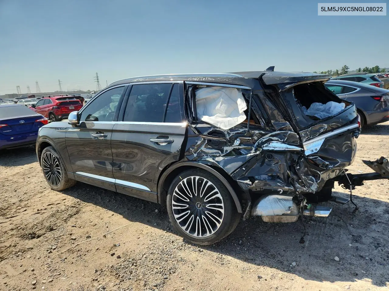 2022 Lincoln Aviator Black Label VIN: 5LM5J9XC5NGL08022 Lot: 54878416