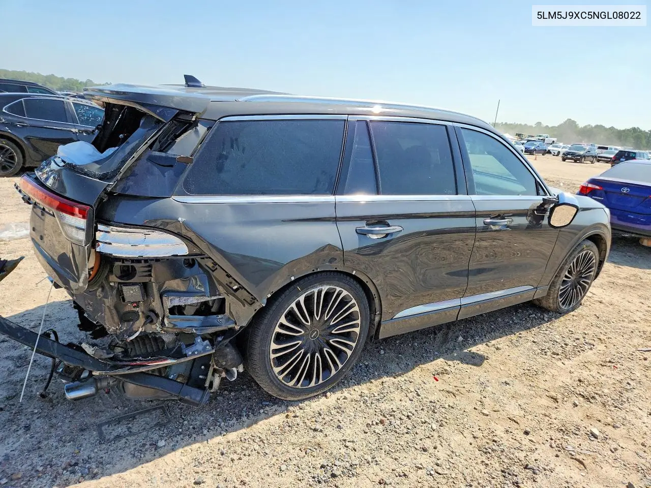 2022 Lincoln Aviator Black Label VIN: 5LM5J9XC5NGL08022 Lot: 54878416