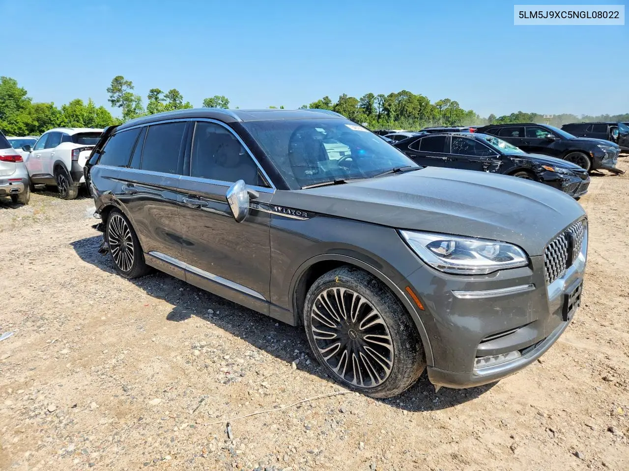 2022 Lincoln Aviator Black Label VIN: 5LM5J9XC5NGL08022 Lot: 54878416