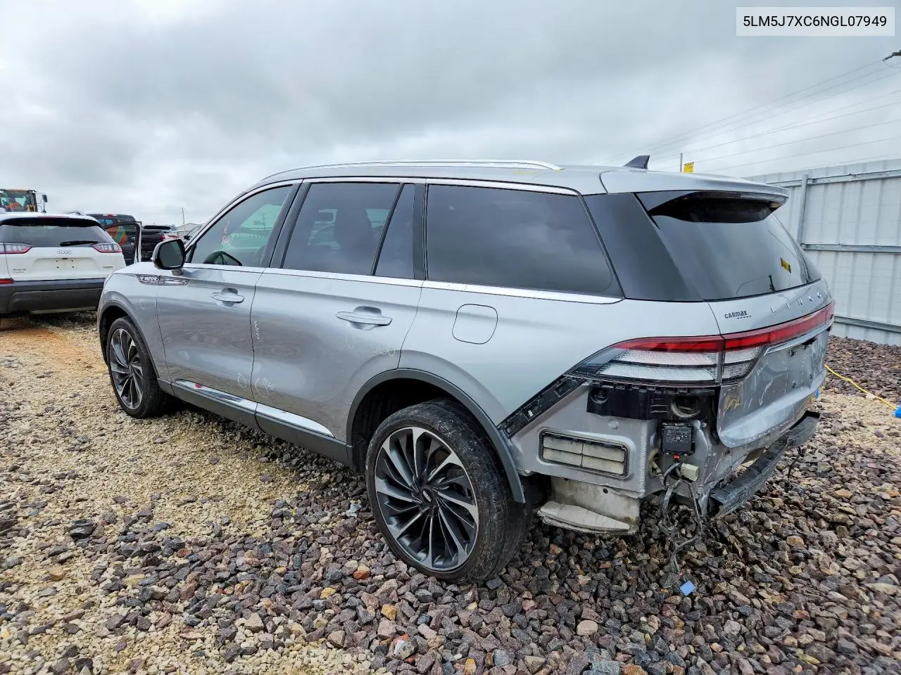 2022 Lincoln Aviator Reserve VIN: 5LM5J7XC6NGL07949 Lot: 55063756