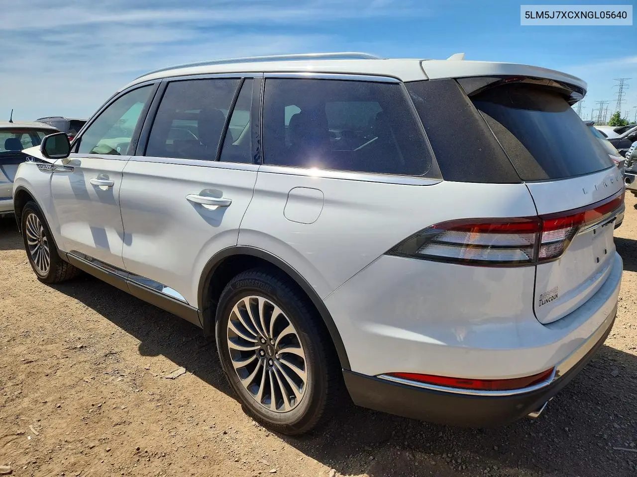2022 Lincoln Aviator Reserve VIN: 5LM5J7XCXNGL05640 Lot: 55626206
