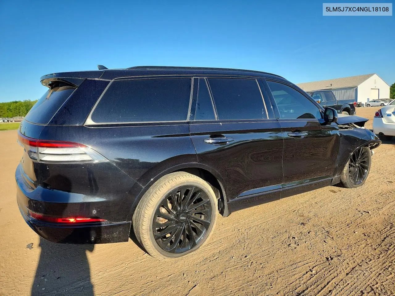 2022 Lincoln Aviator Reserve VIN: 5LM5J7XC4NGL18108 Lot: 55672326